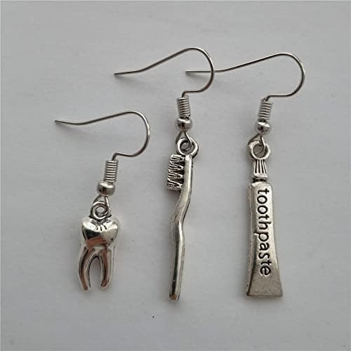 Juego De Aretes Para Dientes De 3 Piezas, Pasta De Dientes Y