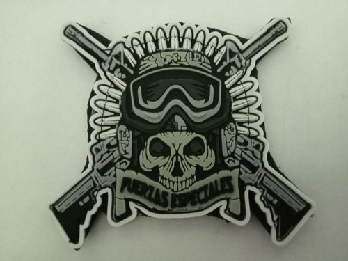 Insignia De Pvc Calavera Apache Fuerzas Especiales