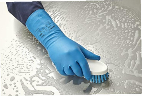 Alphatec 37-310 Guantes De Nitrilo Sin Látex Gran Confort Color Azul Talla 10.0 (XL)