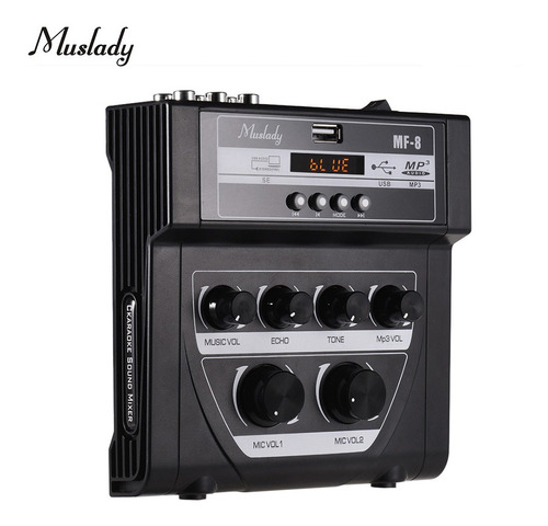 Muslady Mf-8 - Mezclador De Sonido Para Karaoke (sonido Esté