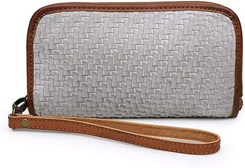 Moda Luxe Marlow Mujer Cartera Cuero Vegano, Tejido