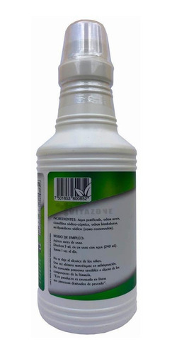 Imagen 3 de 3 de Clorofila Líquida 500 Ml Sabor Menta Natural Health
