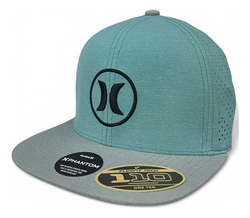 Gorra Hurley Phantom Flexfit Tech 110 Celeste - Original Celeste Ajustable