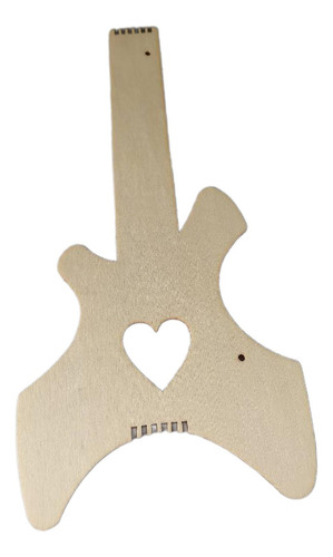 Juguete De Guitarra De Pintura Diy, Recortes De Guitarra De