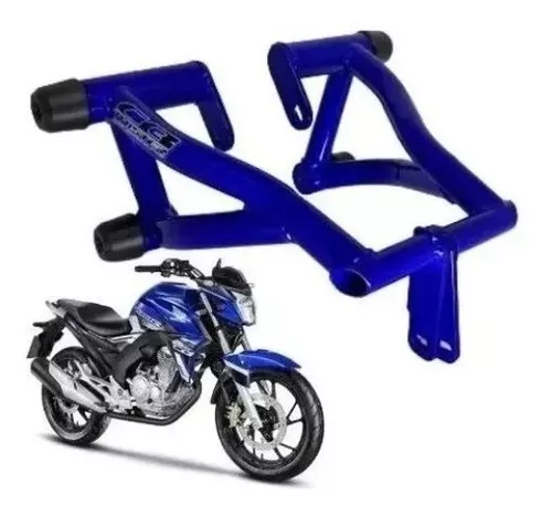 Protetor Stunt Race Street Cage Fazer 150 Factor 150 Azul