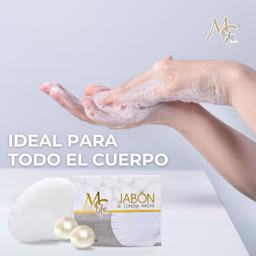 Jabón De Concha Nacar 100gr. Aclarante. Mc Life