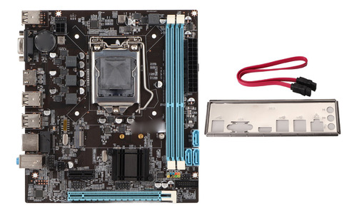 Placa Base De Minería H61 Lga 1155 Compatible Con Nvme M.2 W