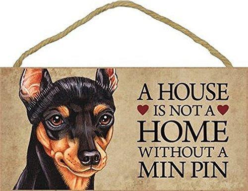 Una Casa No Es Un Hogar Sin Pinscher Miniatura - 5  X 10  Mu