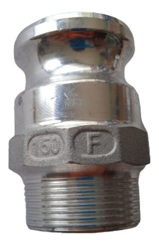 Adaptador Macho Cuerda Npt De 1-1/2 PuLG Parte F En Aluminio