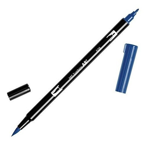 Tombow Dual Brush Pen Art Marker, 528 - Azul Marino, Paquete