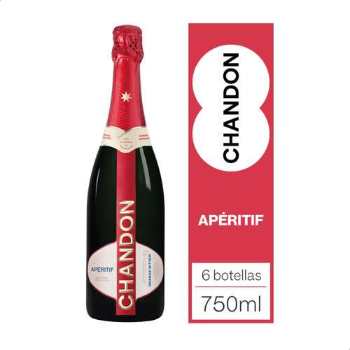 Champagne Chandon Aperitif 750ml. X6 Unidades