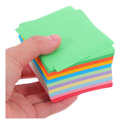 1000 Unidades De Papel De Origami Para Artesanato Colorido D