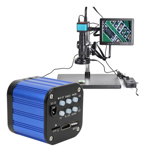 Cámara De Microscopio Industrial Eléctrica Digital Usb 4k.
