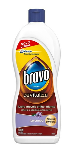 Lustra Móveis Máximo Brilho Lavanda 500ml Bravo