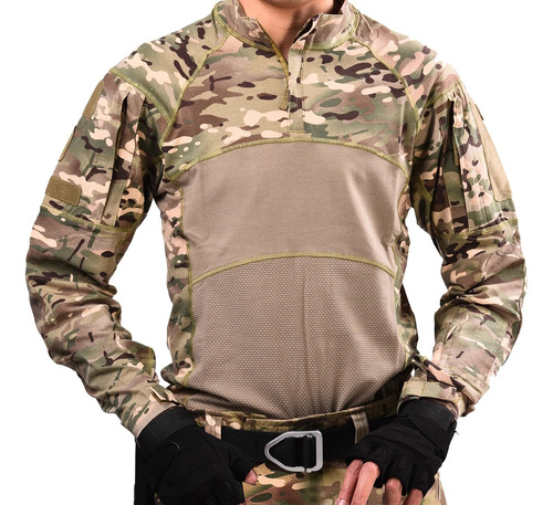 Camisa De Caza Al Aire Libre Para Hombre, Camisa Militar Mil