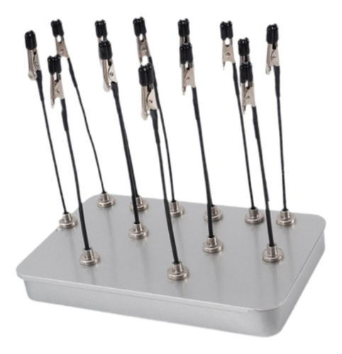 Pinzas De Base Para Soporte De Pintura Juego De Pinzas Plata