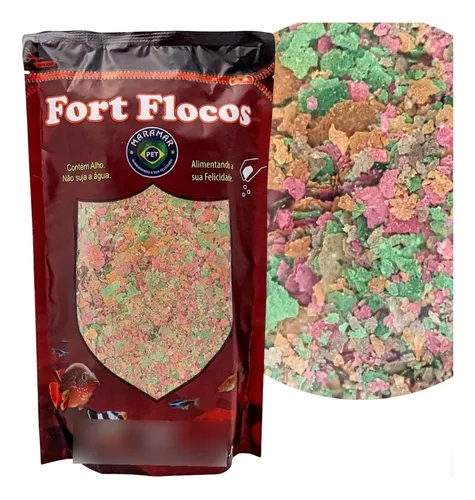 comprar Ração Para Peixes Fort Flocos Maramar 250g Completa