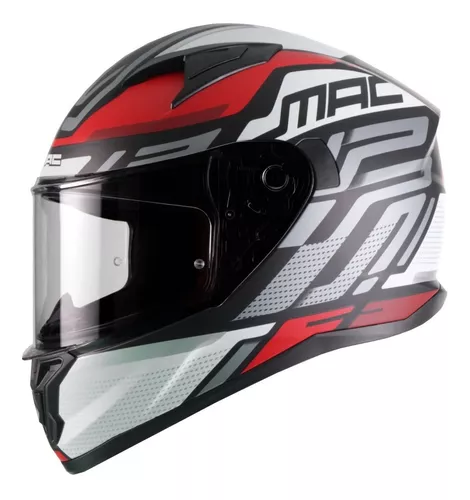 Casco Moto Integral Mac Speed Negro Mate Devotobikes Ls2 Ofi