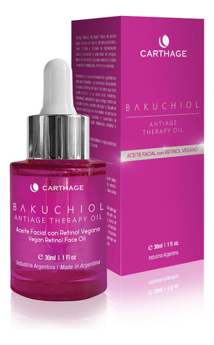 Bakuchiol Antiage Therapy Oil Retinol Vegano 30ml Carthage