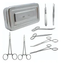 Comprar Kit Instrumental Quirurgico 1 Caja Diseccion Sutura Bisturi