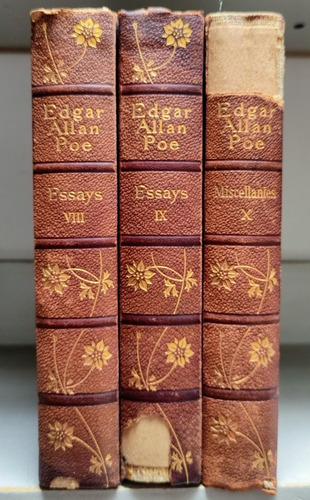Complete Works Of Edgar Alan Poe, 10 Volumes,1902 Editions (Usado)