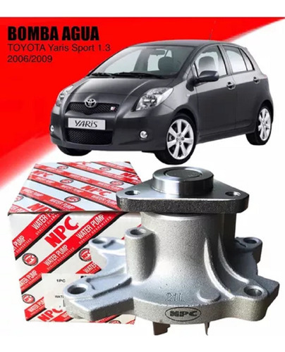 Bomba De Agua Toyota Yaris (todos) 1nzfe / 2nzfe 1.3 1.5