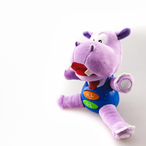 Peluche Hipopotamo Interactivo Bebe Con Luces Musica Cuotas