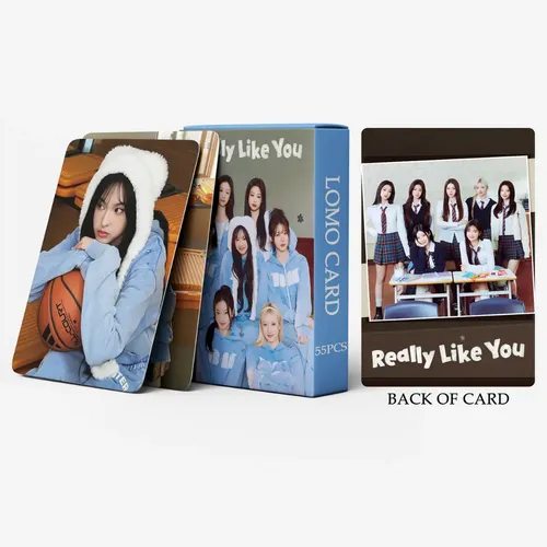 55 Cartões Fotográficos Babymonster - Really Like You Bab Lp