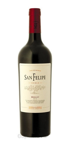 Vino San Felipe Roble Merlot X750cc