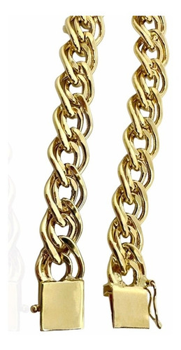 Pulseira Romana Grossa Ouro 18k 750 22 Cm 10 Mm