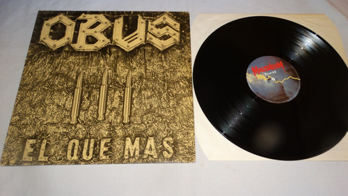 Obus - El Que Más '1984 (mausoleum Records) (vinilo:ex - Cov