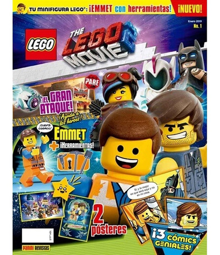 Lego Revista N°1, The Lego Movie 2 Emmet Ene 2019