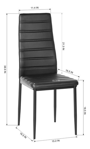 Juego De 4 Sillas De Comedor Ergonómicas Con Respaldo Alto Diseño De La Tela Color De La Estructura De La Silla Color Del Asiento