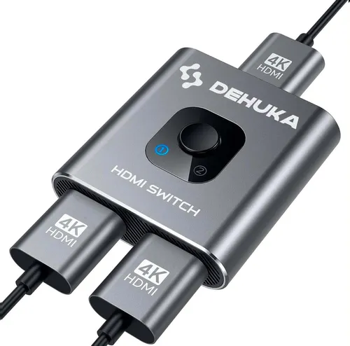 Switch Splitter Hdmi Bidireccional Transmicion De Imagen Color