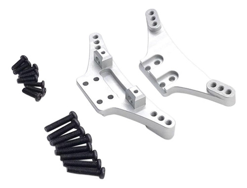 Piezas De Actualización De Soporte De Amortiguador Rc Plata