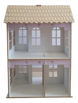 Comprar Casa Madera Muñecas Infantil + 10 Muebles Fibrofacil