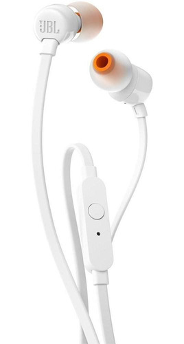 Fone De Ouvido Jbl Tune110 Com Microfone Branco