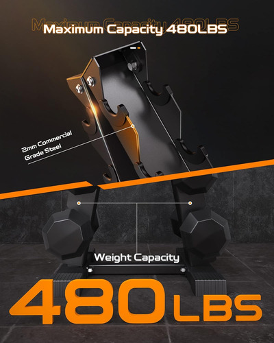 Dumbbell Rack Stand Only, Weight Rack For Dumbbells Com...