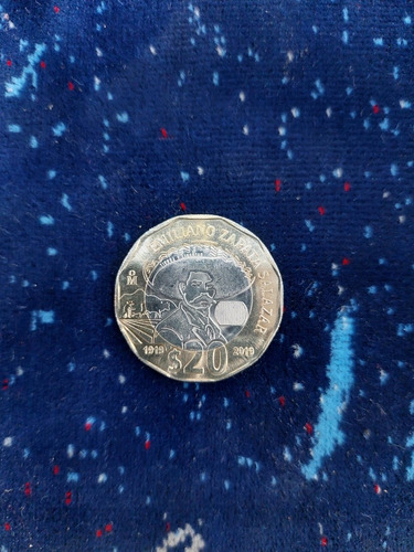 Moneda De Emiliano Zapata $20