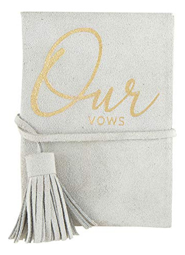 Wedding Vow Books Suede Leather Marriage Vows Journal, ...