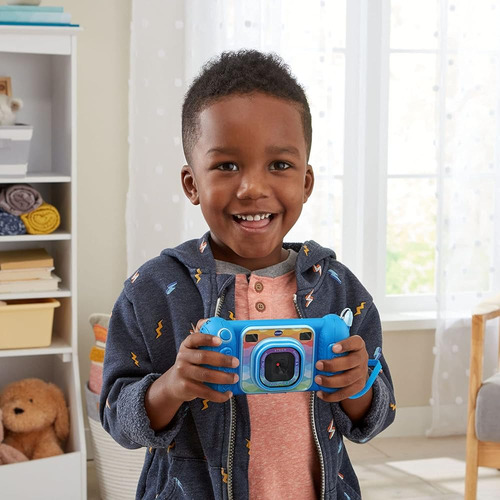 Cámara Vtech Kidizoom Pix Plus Azul 2mp Con Efectos Creativo