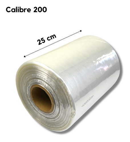 Imagen 5 de 7 de Rollo De Pelicula Termoencogible De Pvc Doble De 25 Cms