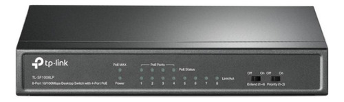 Desktop Switch Poe Tp-link Sf1008lp 8 Puertos Fast Ethernet