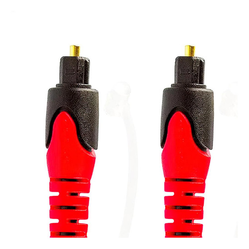 Cabos Óptico Toslink - 20 Metros - Kit Com 5