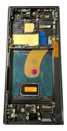 Frontal Tela Display C/aro Para S23 Ultra S918 Vivid Oled
