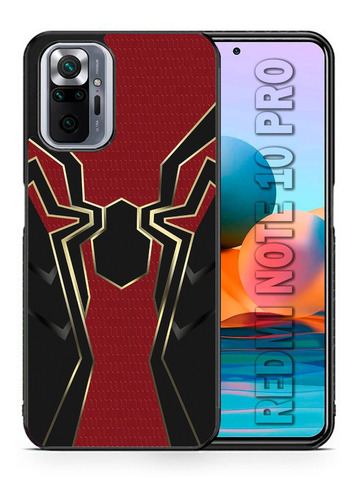 Funda Xiaomi Redmi Note 10 Pro Spiderman Logo Hombre Araña | Meses sin  intereses