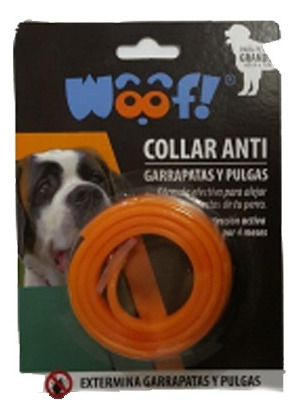 Collar Anti Pulgas Garrapatas Piojos Perro Grande Woof Prime