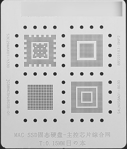 Stencil Reballing Para Mac Kit 9 Pzas