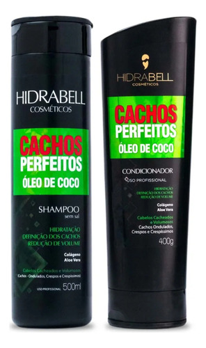 Combo Shampoo E Condicionador Para Cabelo Cacheado Cachos