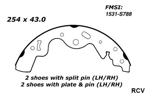 Balata Tambor Tras Para Land Rover Freepara Lander 2005 S/e